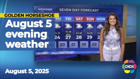 Evening weather forecast for August 5, 2025