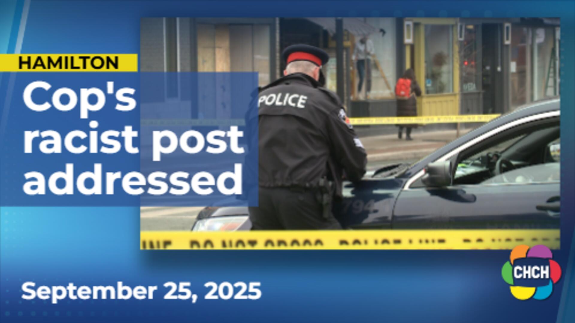 Hamilton police hold talks over officer suspended for 'disturbing' social media posts