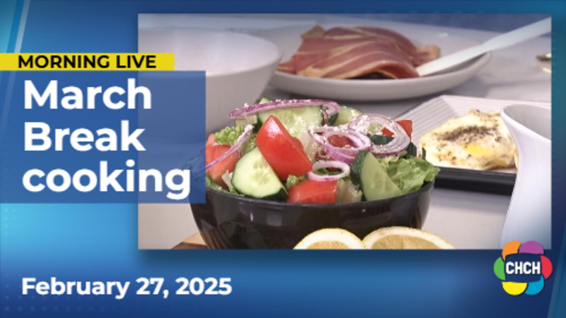 March Break cooking for a worthy cause