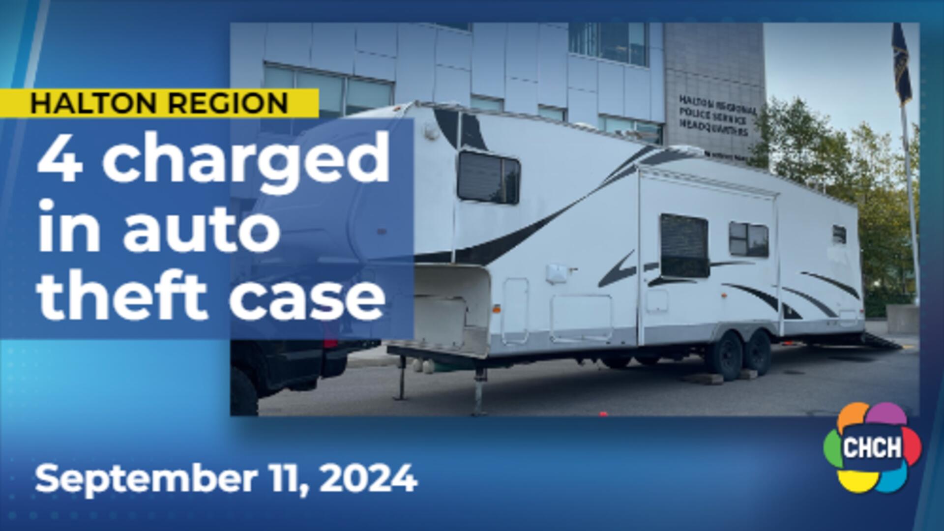 4 people arrested, 4 wanted in auto theft case across GTHA