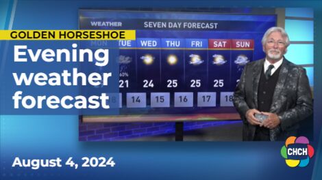 Evening weather forecast for August 4, 2024