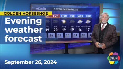 Evening weather forecast for September 26, 2024