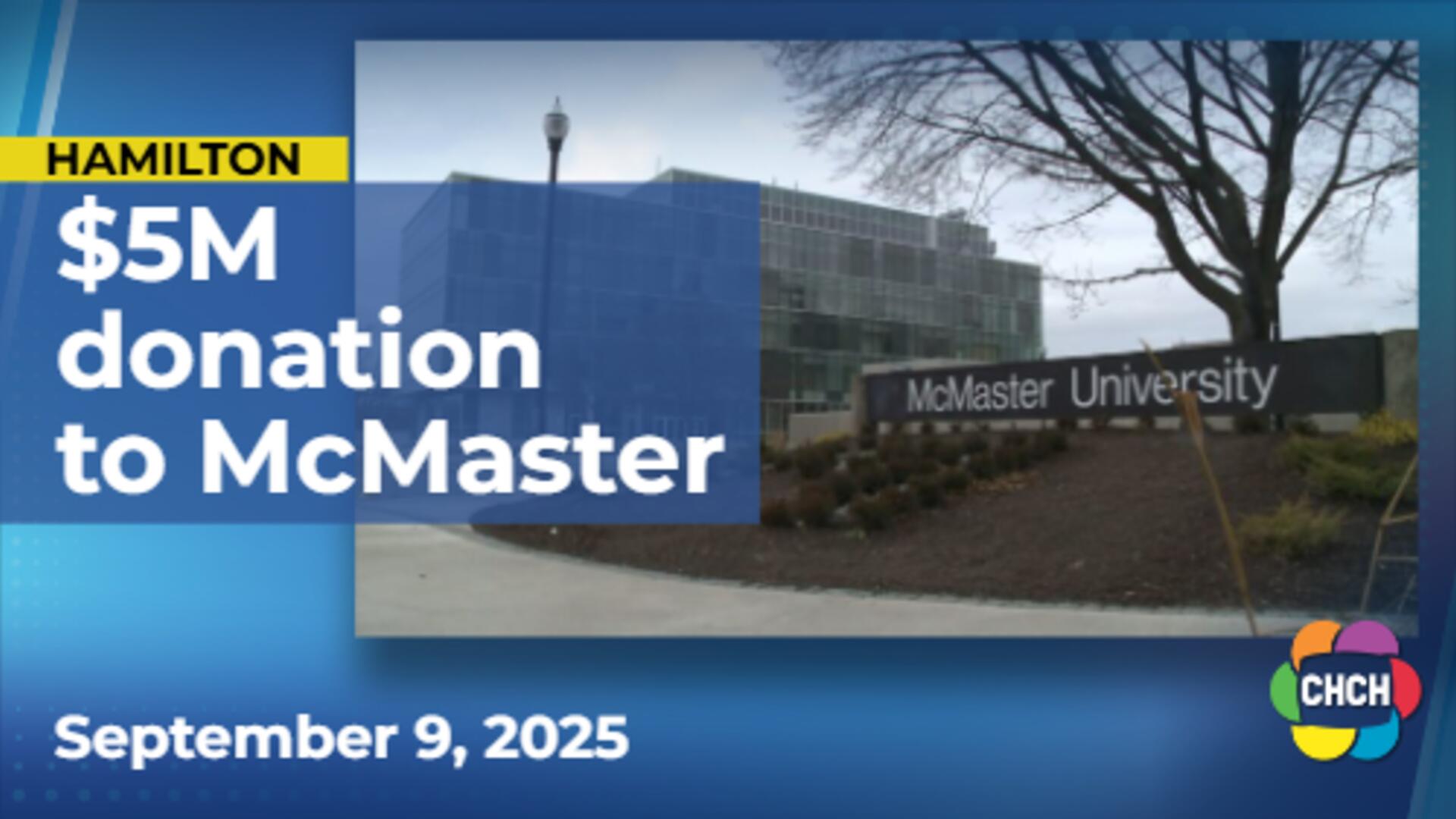 McMaster gets 'remarkable' $5M gift for Indigenous academic, support programs