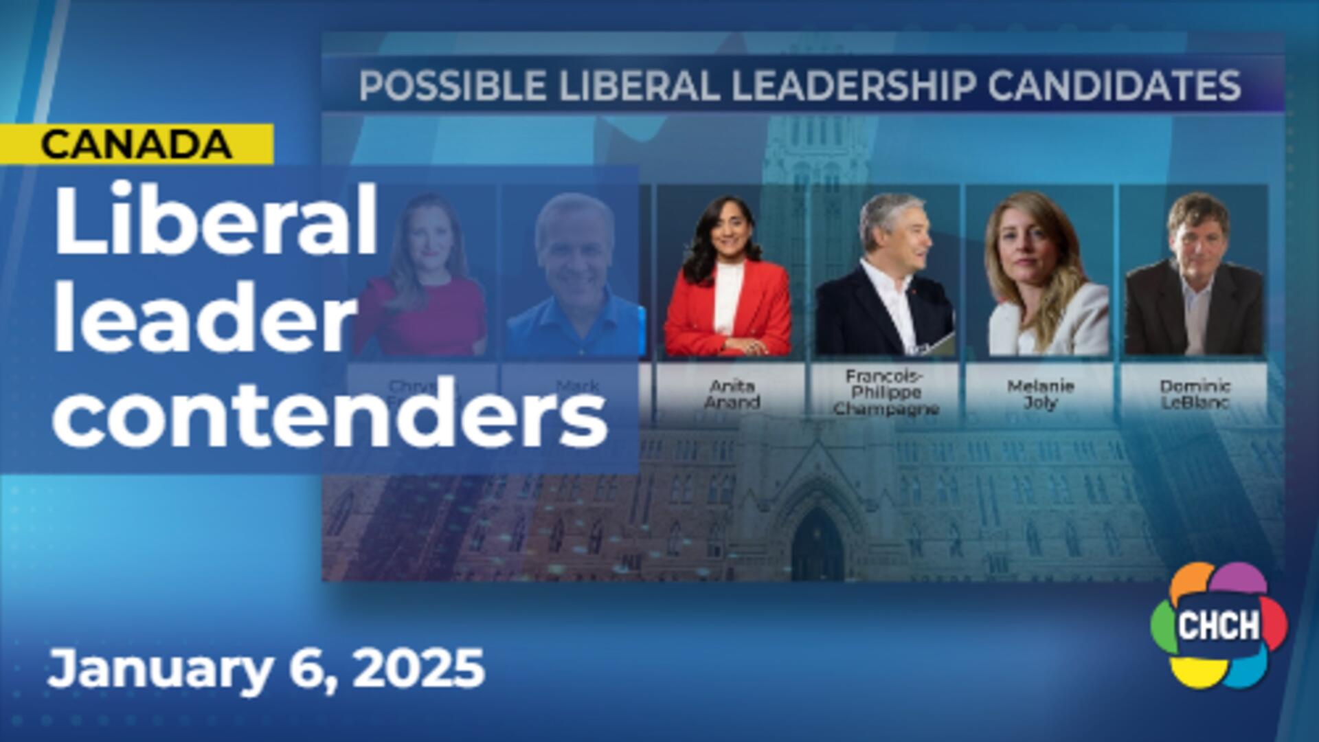 Who will replace Justin Trudeau as Liberal party leader? Here are the top contenders
