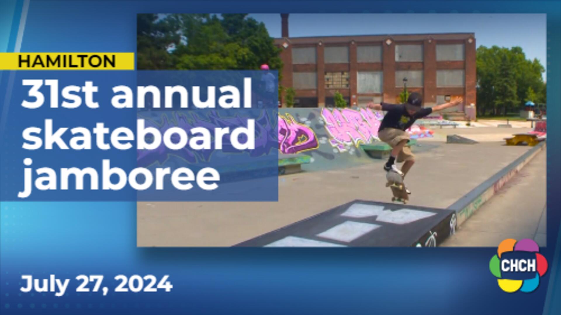 Hamilton pool transforms into skatepark jamboree for the weekend