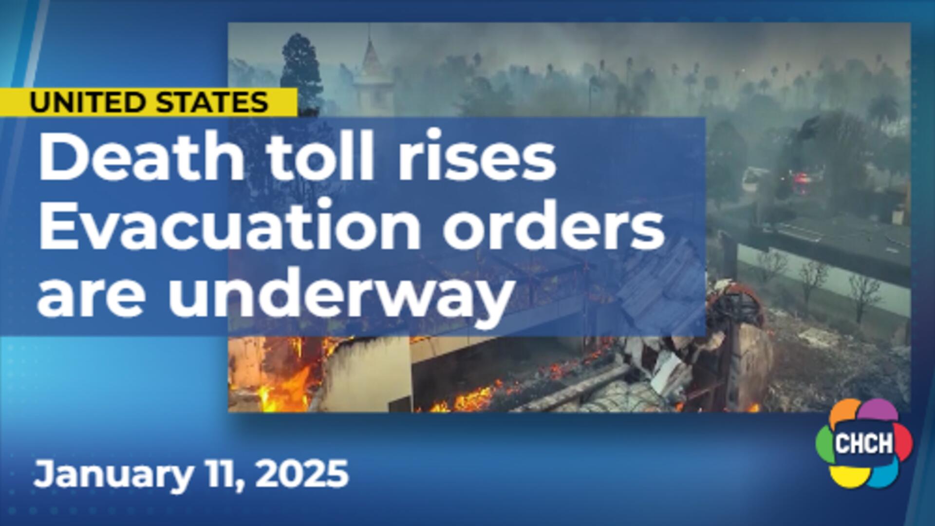 Wildfires rage in Southern California as death toll rises