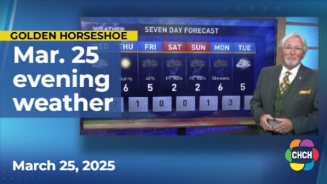 Evening weather forecast for March 25, 2025