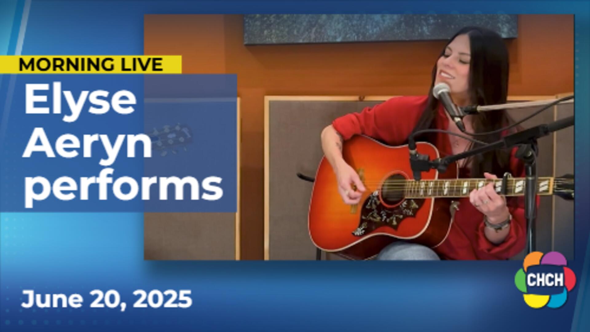 Elyse Aeryn performs 'Unstoppable' on Music Friday