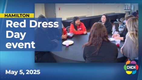 Red Dress Day ceremony on Hamilton Mountain raises awareness for abused people