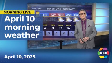 Morning weather forecast for April 10, 2025