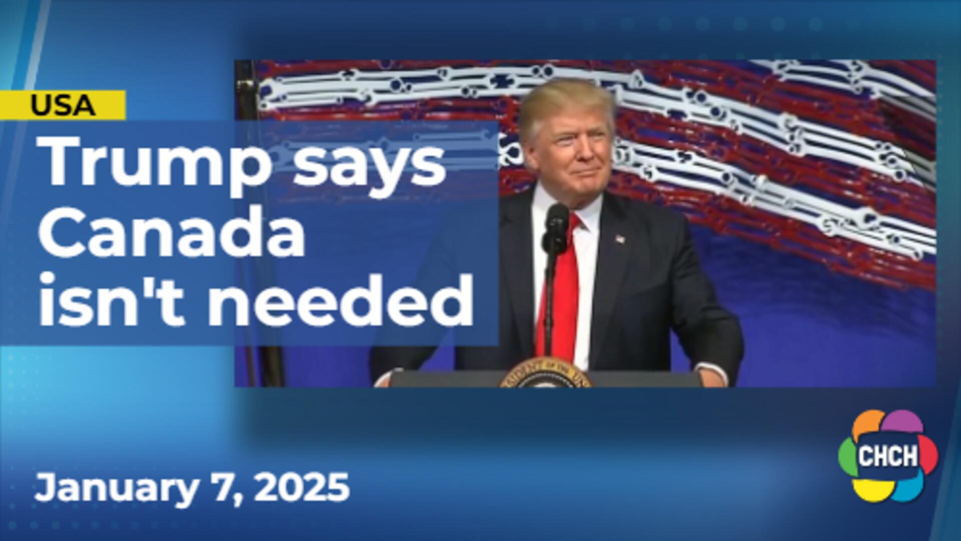 Trump considers economic pressure to force Canada/US merger