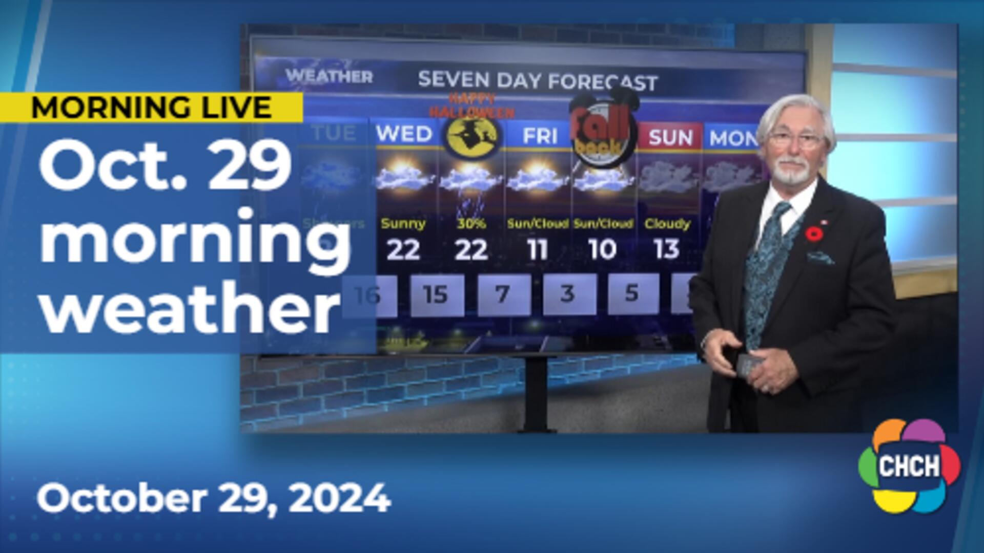Morning weather forecast for October 29, 2024