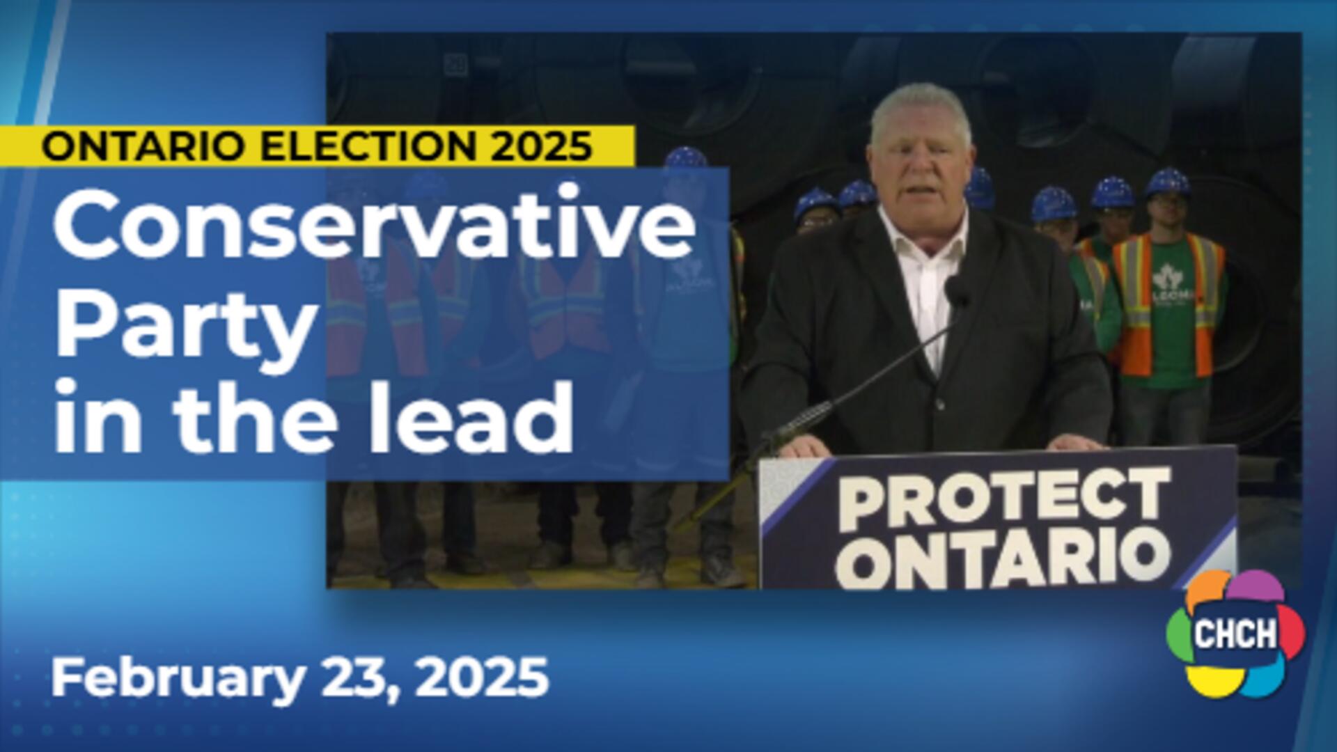 Polls show Conservative Party in strong lead ahead of Ontario election