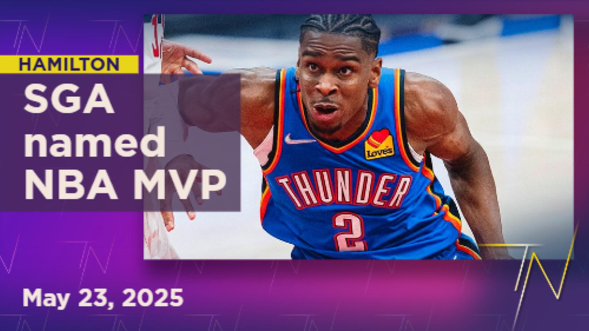 Hamilton's Shai Gilgeous-Alexander named NBA's MVP