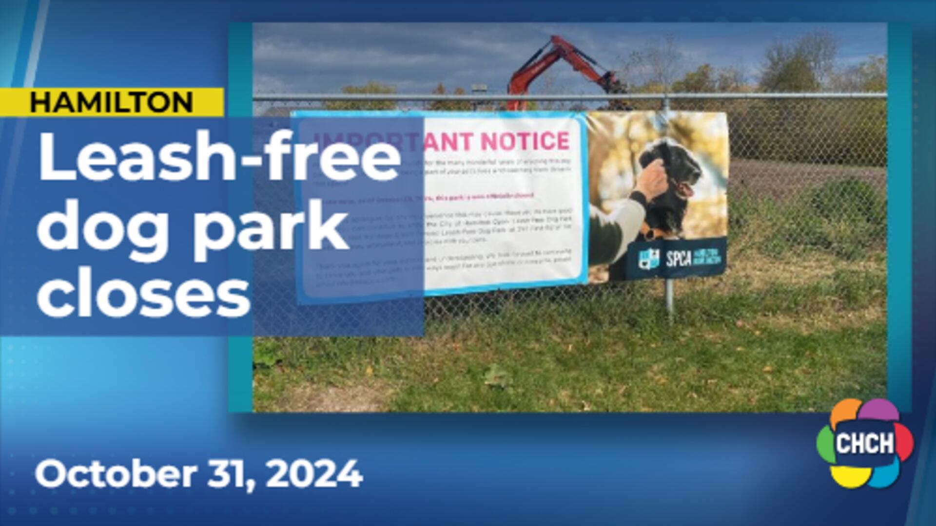 Hamilton Burlington SPCA closes leash-free park to increase program capacities