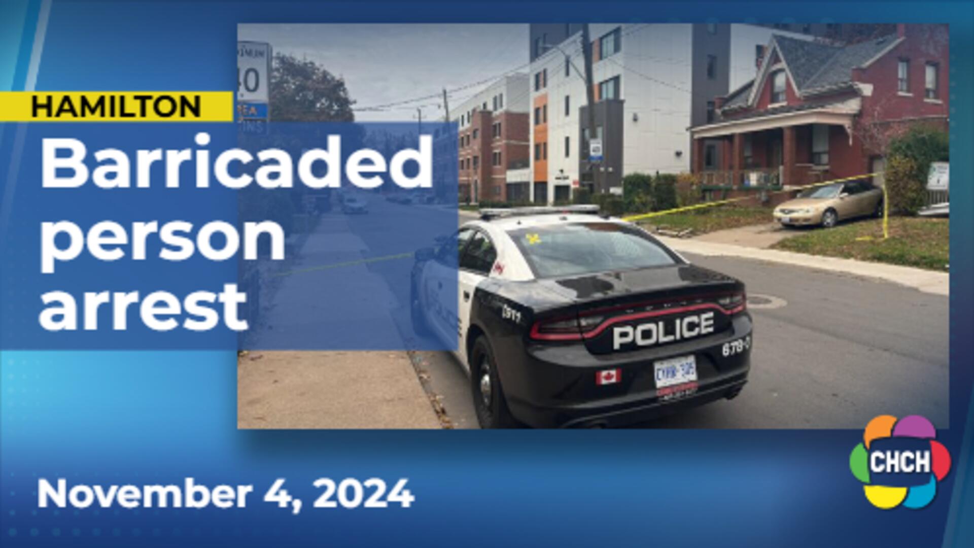 Arrest made following large police presence in central Hamilton