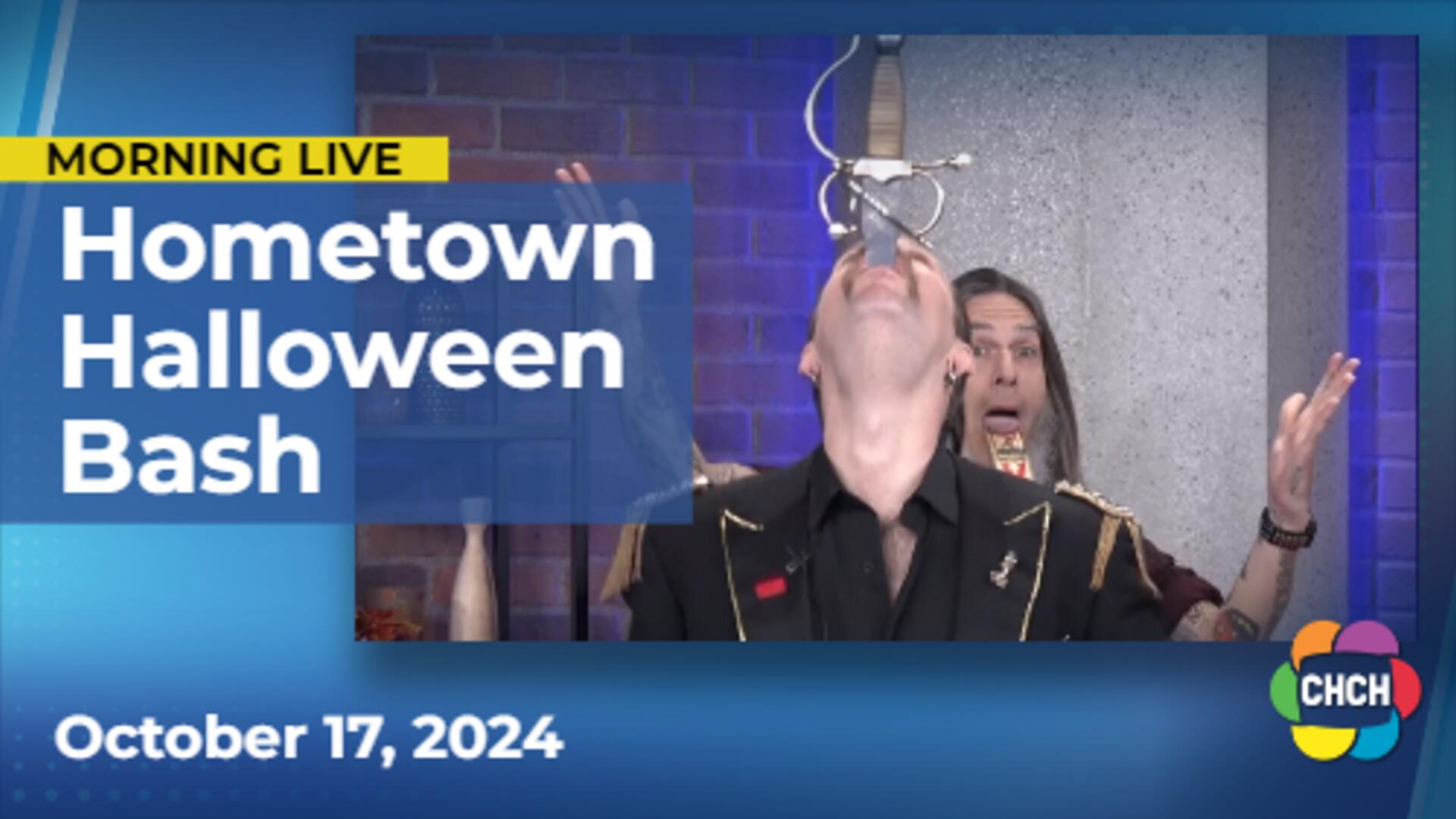 Monsters of Schlock team up with Neil E. Dee for a shocking and funny Hometown Halloween Bash