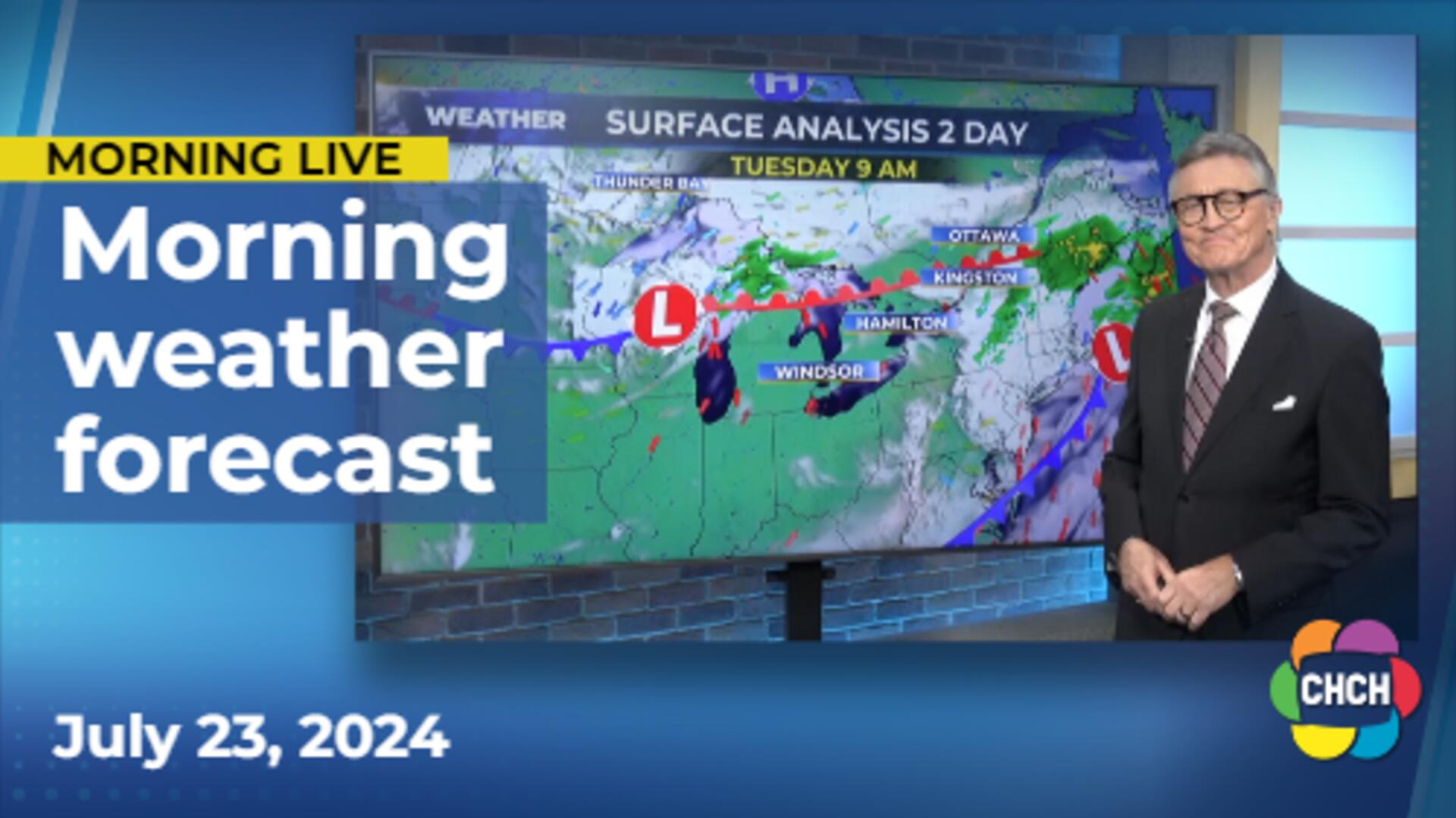 Morning weather update for July 23rd, 2024