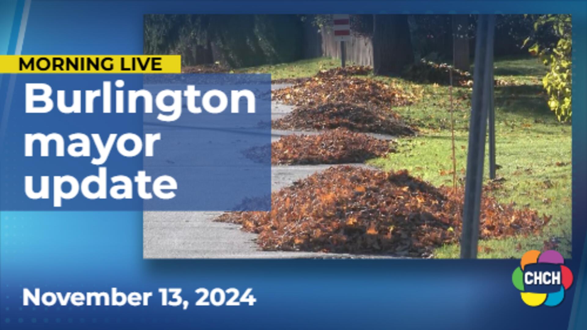 Burlington mayor on leaf removal, transit and parking