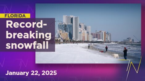 Once-in-a-lifetime winter wonderlands across southern U.S