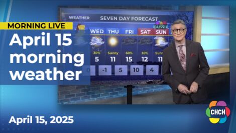 Morning weather forecast for April 15, 2025