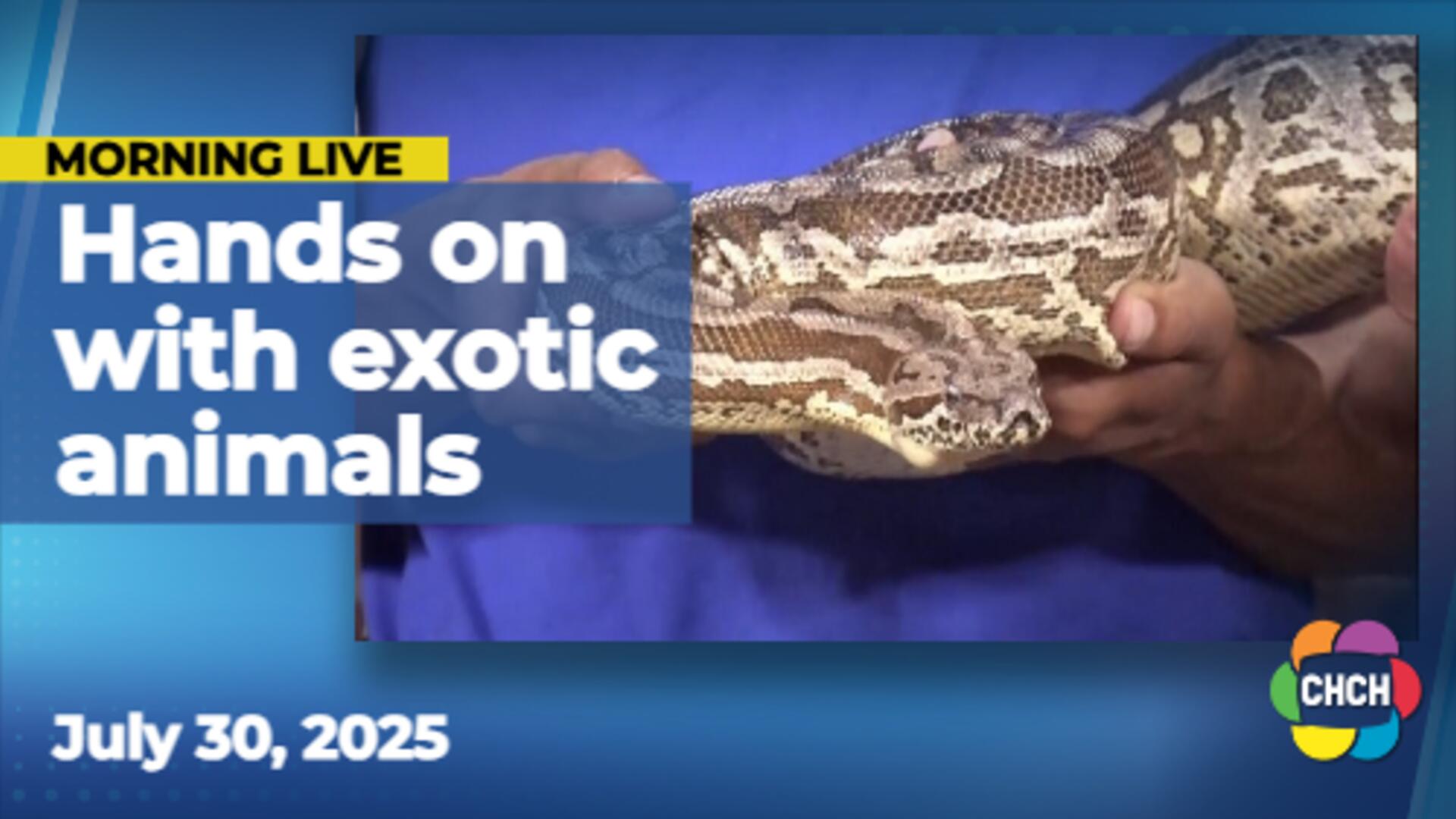 A hands on education of exotic animals