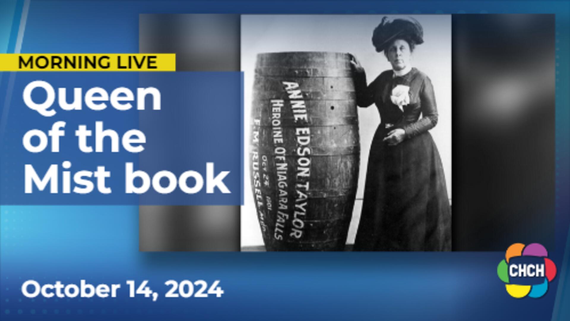 First person to survive going over Niagara Falls is the main character of historical novel 'Queen of the Mist'