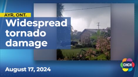 Tornado touches down in Ayr, Ont. causing extensive damage