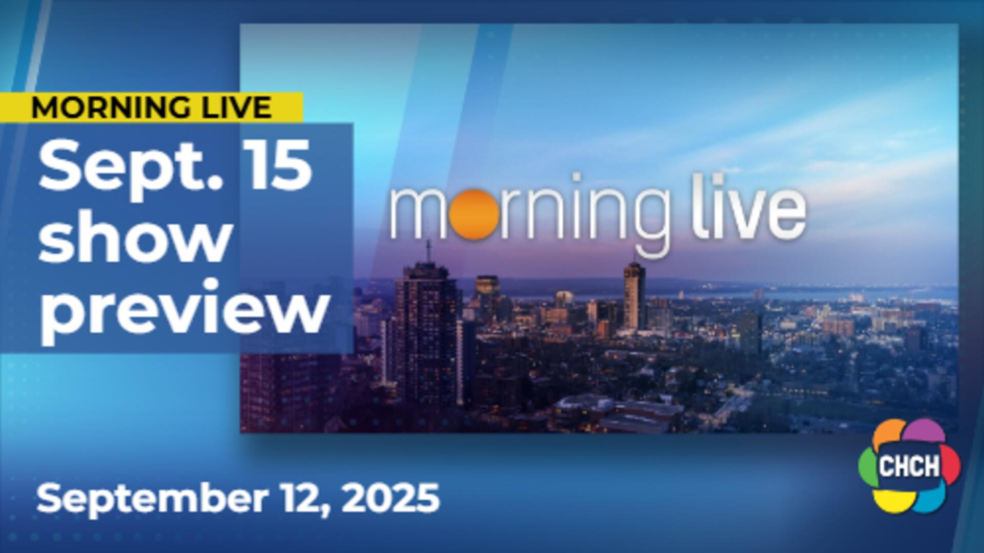 What to expect on Morning Live on Sept. 15, 2025