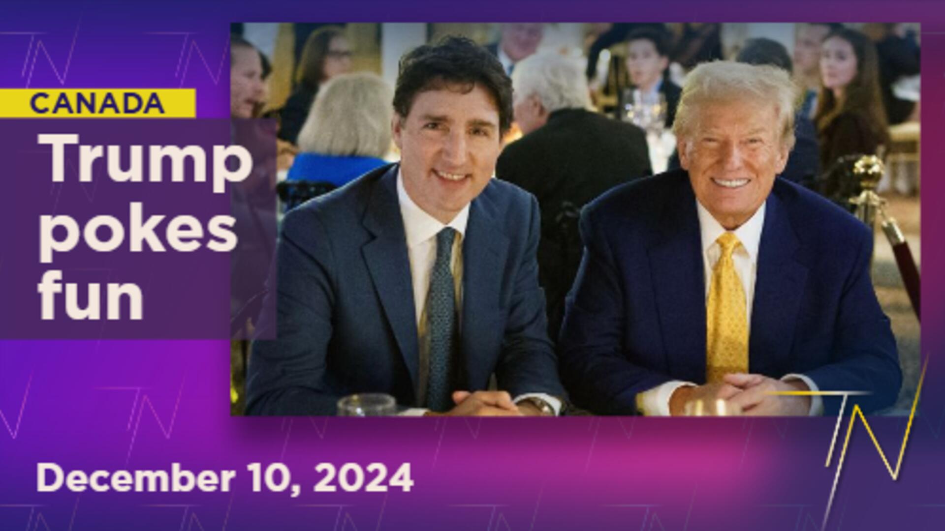 Trump continues to poke fun at Trudeau