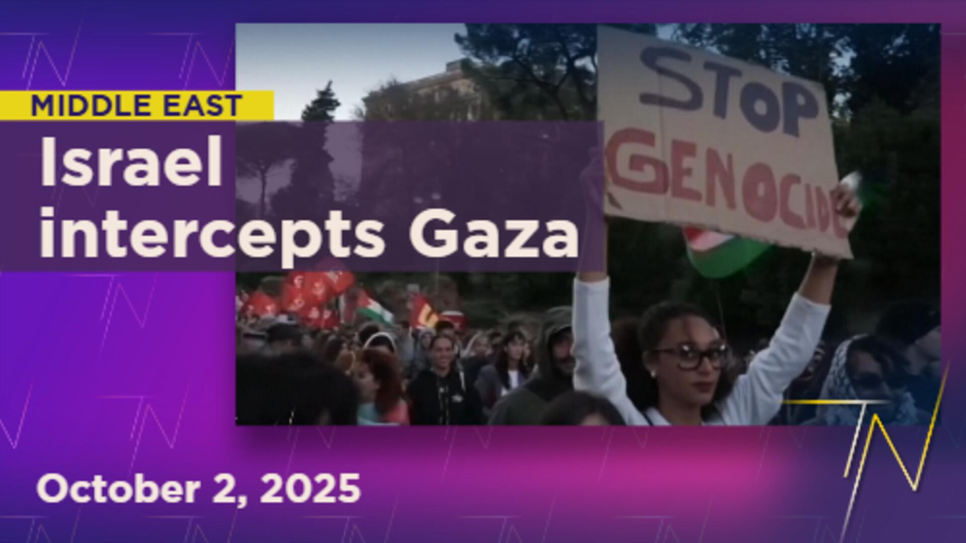 Dozens detained as flotilla attempts to break Gaza blockade