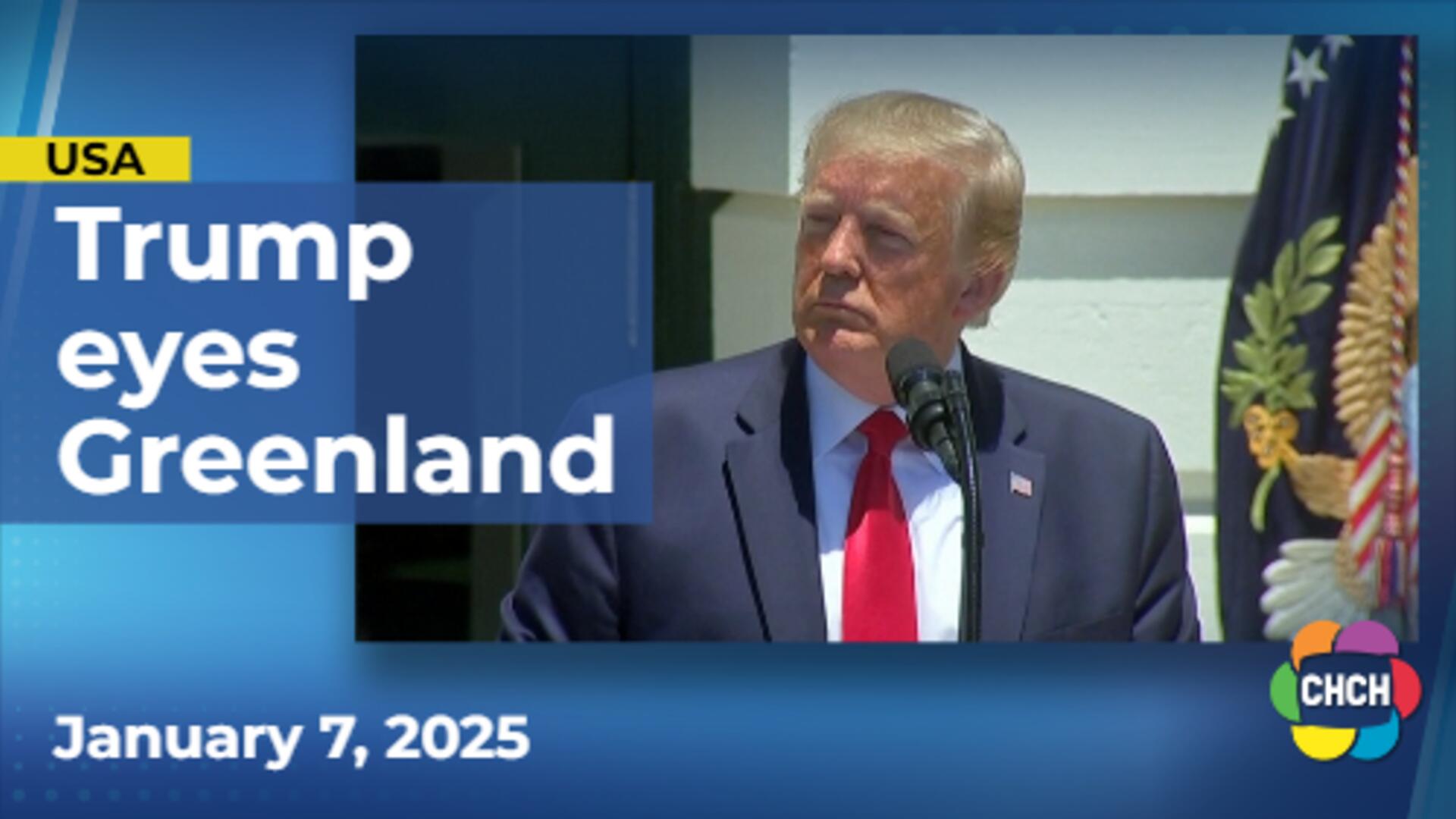 Trump says he won't rule out use of military force to acquire Greenland