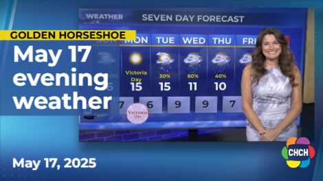 Evening weather forecast for May 17, 2025