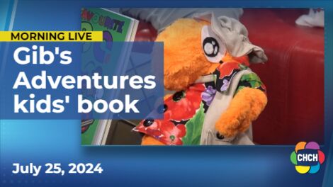 Author on his self-published Gib's Adventures children's books