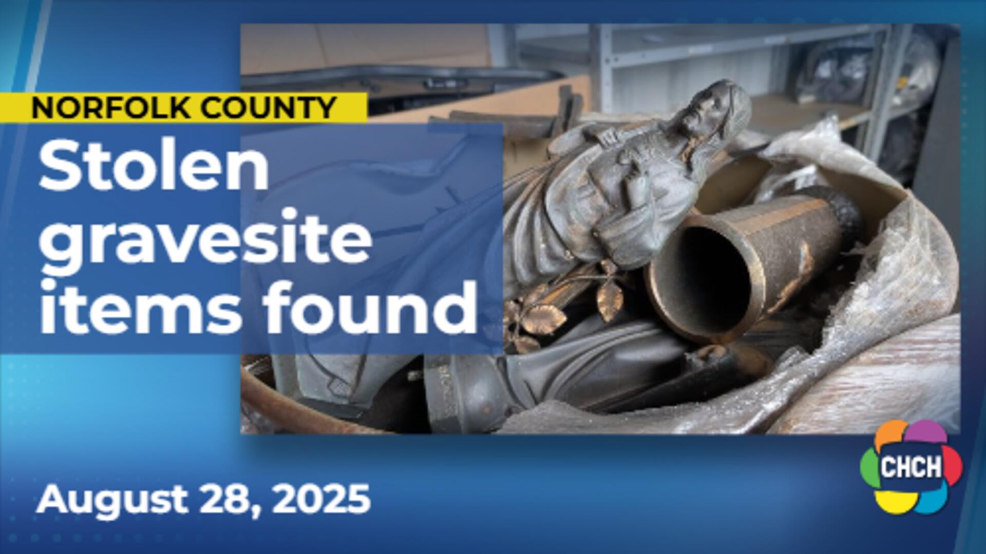 Norfolk OPP seek to return items stolen from local gravesites to rightful owners