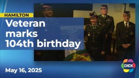 Hamilton hero and WWII veteran marks 104th birthday