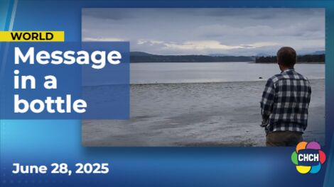 Message in a bottle travels from Canada to Scotland over a decade