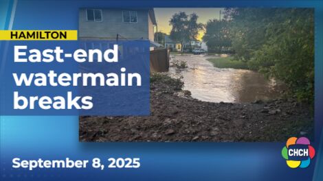 Streets, basements flooded after circa 1880 watermain breaks in Hamilton's east end